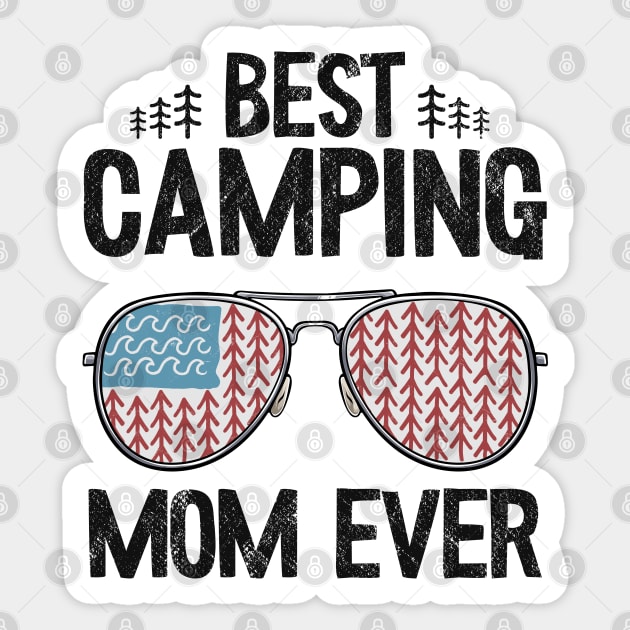 Best Camping Mom Ever Funny Camping Sticker by Kuehni